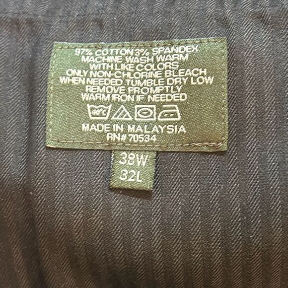 Orvis MENS Gray Chino Khaki Pants size W38 x L32 - Picture 9 of 10